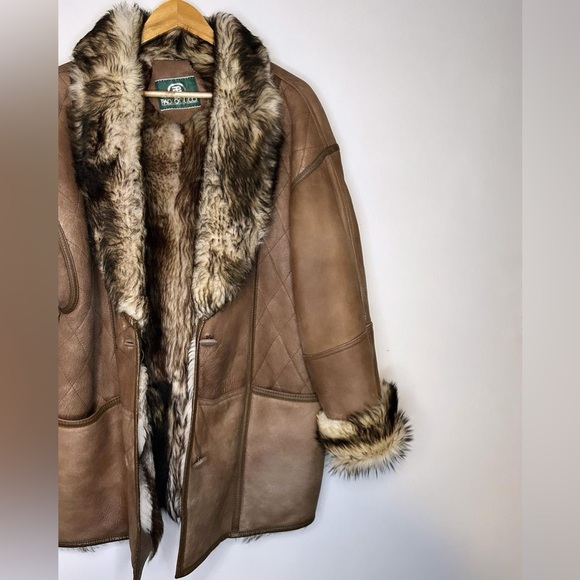 VNTG - PAOLO GUCCI - SOFFFFFFFT - FAUX FUR LINED - SOFT SUEDE - Coat - Picture 1 of 4